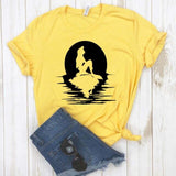 Mermaid princess Print Women tshirt Cotton Hipster Funny t-shirt Gift Lady Yong Girl Top Tee Drop Ship ZY-461