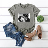 Plus Size S-5XL New Mask Print 100%Cotton T Shirt Women Shirts O Neck Short Sleeve Tees Summer T-Shirt Pink Tops TShirt Women