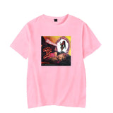 Cotton Tshirts Ariana Grande and Lady Gaga Rain on Me Femme T-shirts Ropa Mujer 90s Harajuku Tops Women 2020 Summer Pink Clothes