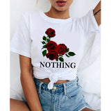 Aesthetic T Shirt 2020 Women Kawaii Harajuku Summer Graphic Tshirt Funny 90s Ulzzang Tops Tee Cartoon Clothing T-shirt Female