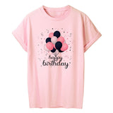Pink T Shirt Women Short Sleeve Floral Flower Fashion Lady Top T Shirt 2020 New Summer Ladies Womens Graphic Female Tee Tshirt